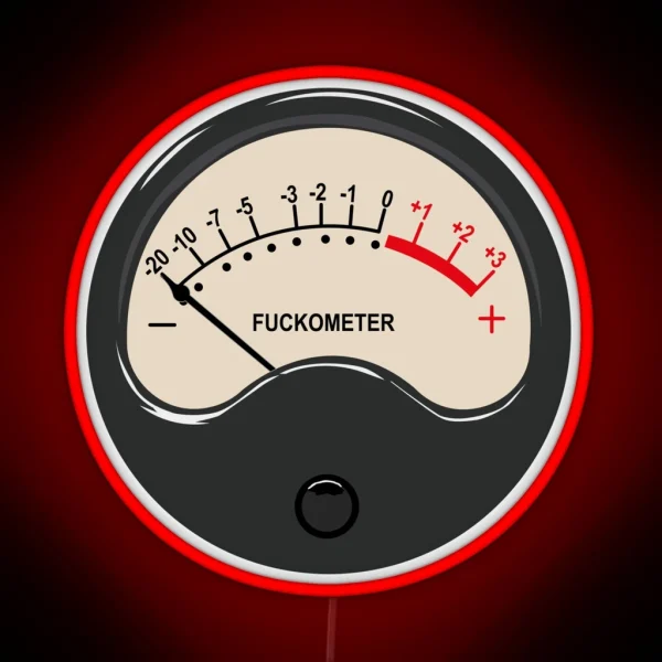 Fuckometer RGB Neon Sign