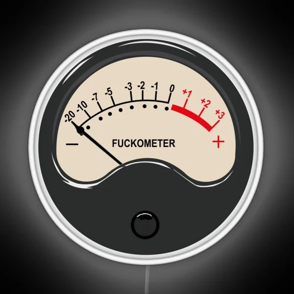 Fuckometer RGB Neon Sign