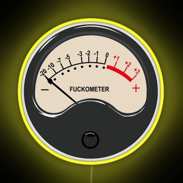 Fuckometer RGB Neon Sign