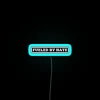 Aggressive Motive Emanates from This Fueled by Hate Neon Sign