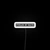 Add rebellious style to any room with this dark sign.