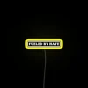 Aggressive Inspirational Quotes Indoor LED Sign with Color Changing Fading