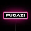 Eye-catching, customizable Fugazi RGB neon sign with musical flair ambiance.