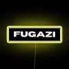 Vibrant RGB neon sign with customizable color changing LED display