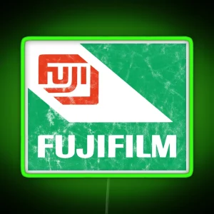 Fujifilm Retro Logo RGB Neon Sign