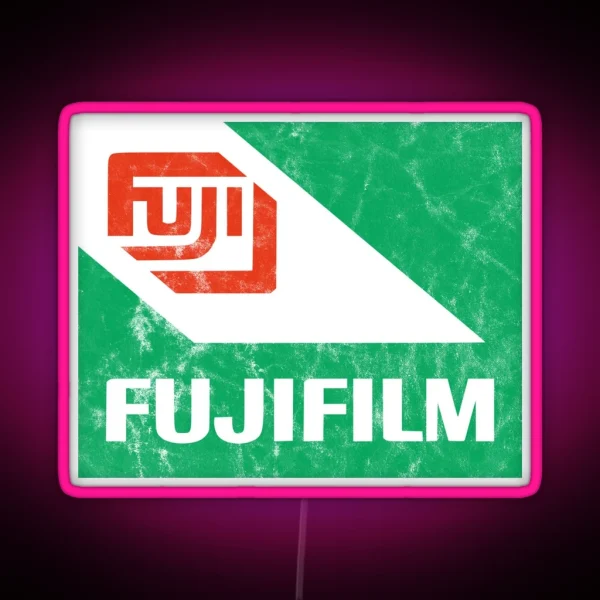 Fujifilm Retro Logo RGB Neon Sign