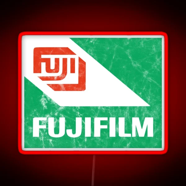 Fujifilm Retro Logo RGB Neon Sign