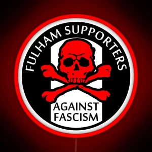 Fulham Fans Against Fascism Classic Led RGB Neon Sign