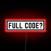 Vibrant full color coded RGB LED neon light wall decoration