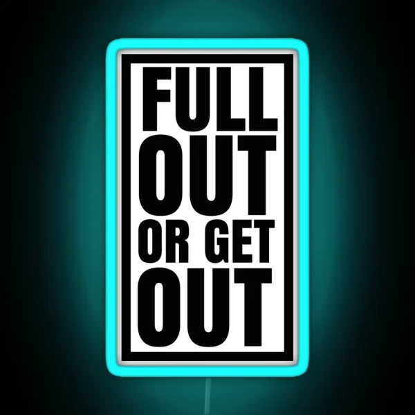 Full Out RGB Neon Sign