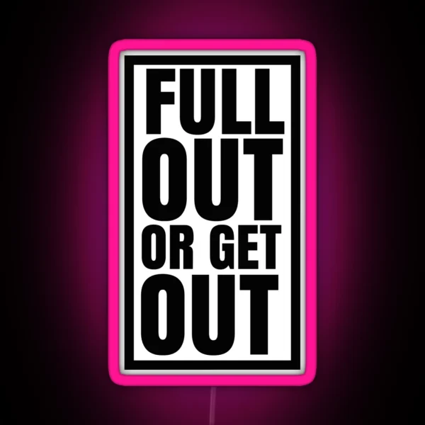 Full Out RGB Neon Sign