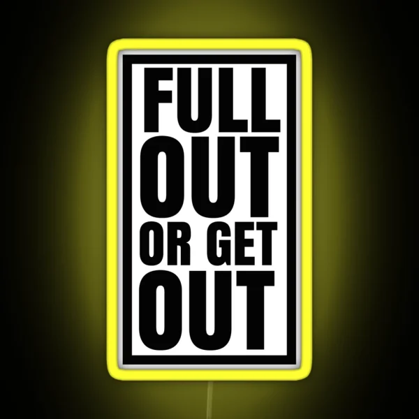 Full Out RGB Neon Sign