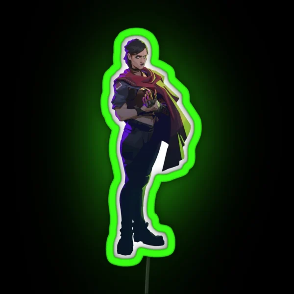 Fullbody Sevika RGB Neon Sign