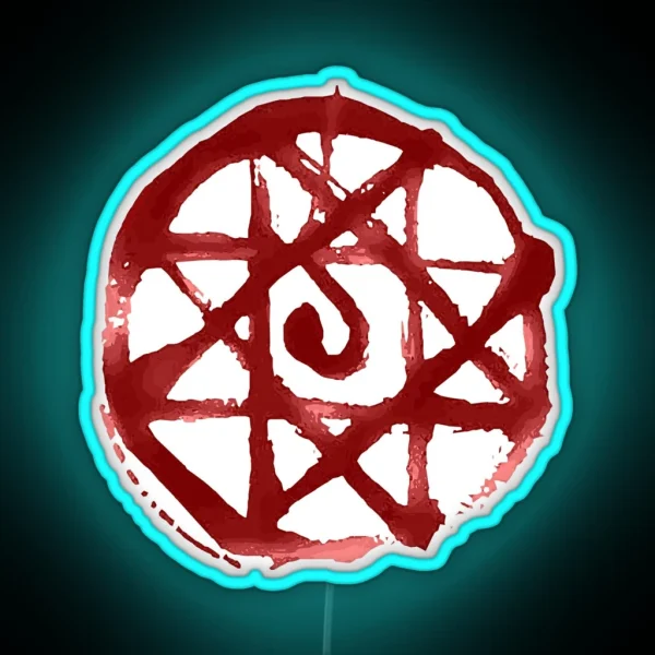 Fullmetal Alchemist Blood Seal RGB Neon Sign