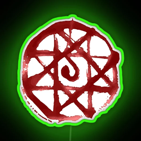 Fullmetal Alchemist Blood Seal RGB Neon Sign