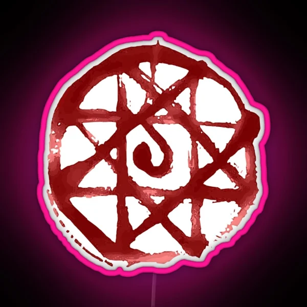 Fullmetal Alchemist Blood Seal RGB Neon Sign
