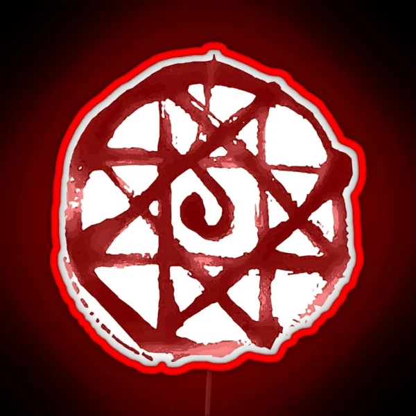 Fullmetal Alchemist Blood Seal RGB Neon Sign