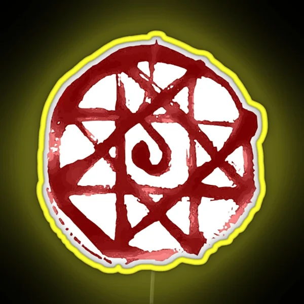 Fullmetal Alchemist Blood Seal RGB Neon Sign
