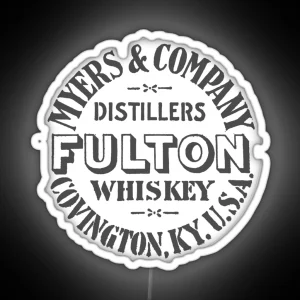 Fulton Whiskey Myers And Company Covington Kentucky RGB Neon Sign