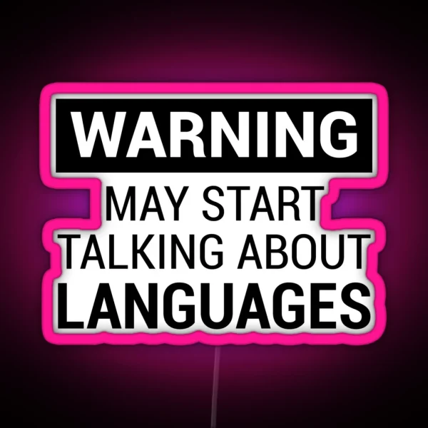 Fun Design For Language Teachers And Grammar Geeks RGB Neon Sign