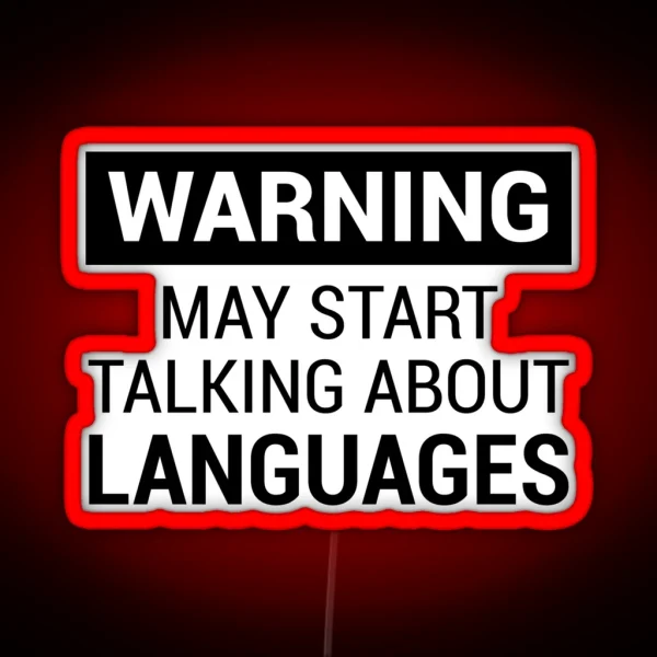 Fun Design For Language Teachers And Grammar Geeks RGB Neon Sign