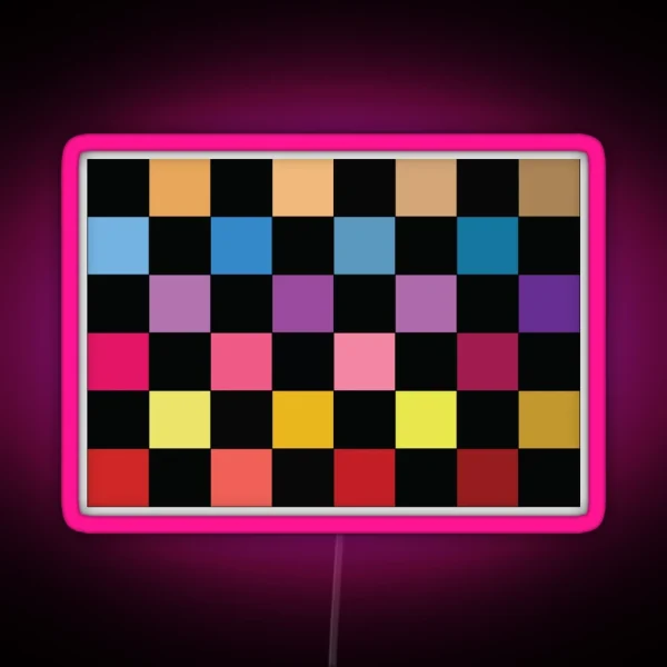 Fun Pattern RGB Neon Sign