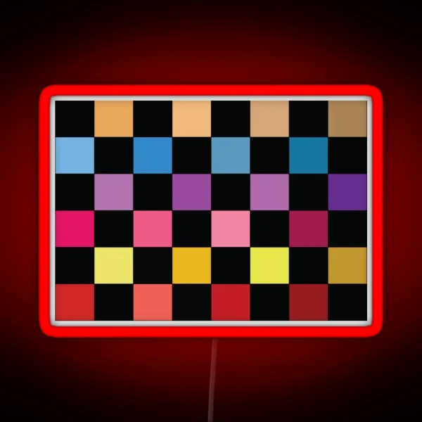 Fun Pattern RGB Neon Sign