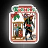 Vintage German-inspired Krampus themed decorative RGB neon wall light artwork.
