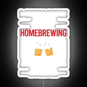 Funny 3 People Homebrewing Homebrew Homebrewer Beer Home Brew Brewing Brewer RGB Neon Sign