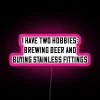 RGB Neon Sign for Home Brew Enthusiasts' Hobbies and Passions