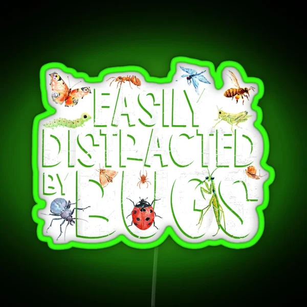 Funny Bug Insect Lover Bug Collector RGB Neon Sign