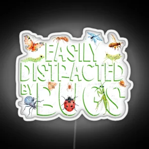 Funny Bug Insect Lover Bug Collector RGB Neon Sign