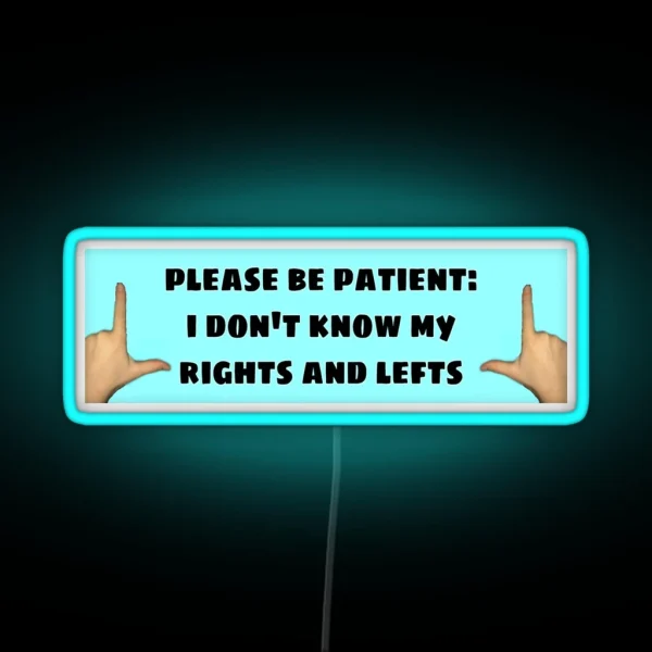 Funny Bumper Led RGB Neon Sign