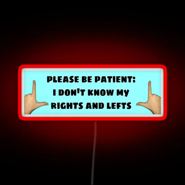 Funny Bumper Led RGB Neon Sign