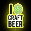 Vibrant RGB LED Sign Featuring Hops and Humorous Beer Quotes
