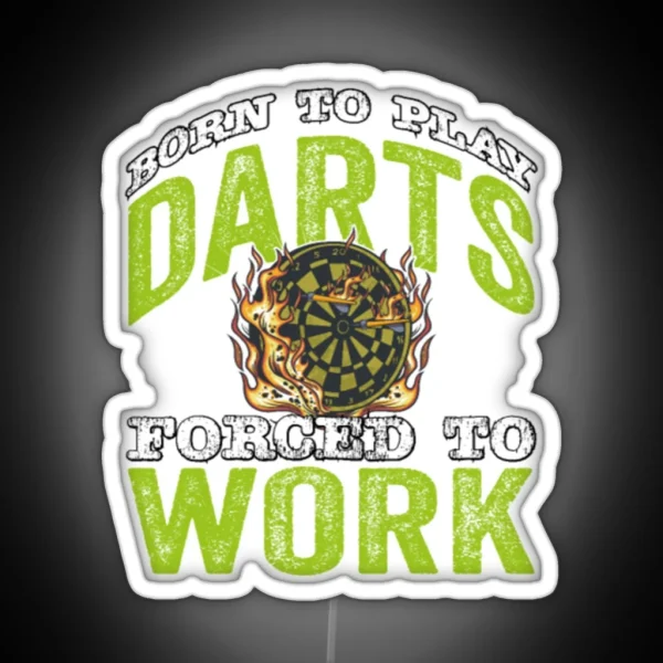 Funny Darts Saying RGB Neon Sign