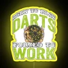 RGB LED Neon Sign with Humorous Dart Game Slogans and Phrases