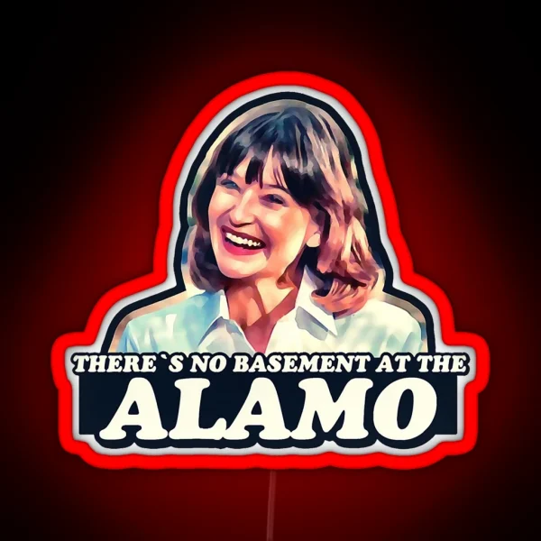 Funny Gift For Jan Hooks There S No Basement At The Alamo Pee Wee S Big Adventure Jambi Led 80 RGB Neon Sign