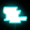 RGB Neon Bar Sign: Funny Humor Whenever Happy Hour Anytime