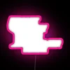 Neon sign inspired funny anytime happy hour tee design concept