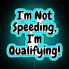 Neon RGB Funny Warning Sign Humorous Decorative Wall Art led