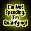 LED Speeding Ticket Warning Sign with Funny Humor and Color