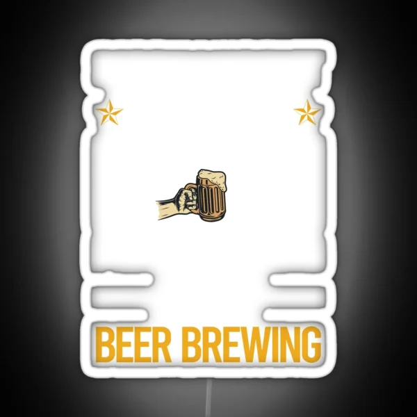 Funny Listening Beer Brewing RGB Neon Sign