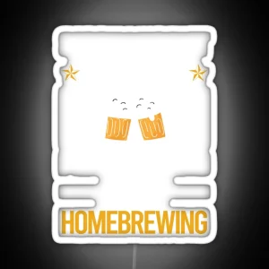 Funny Listening Homebrewing Homebrew Homebrewer Beer Home Brew Brewing Brewer RGB Neon Sign