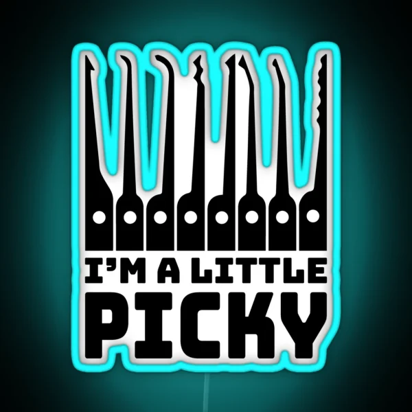 Funny Locksmith Lock Picking Pun RGB Neon Sign