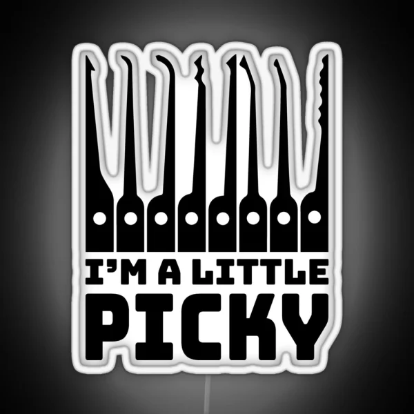 Funny Locksmith Lock Picking Pun RGB Neon Sign