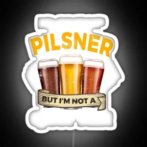 Funny Pilsner Give Up Beer But Not A Quitter RGB Neon Sign