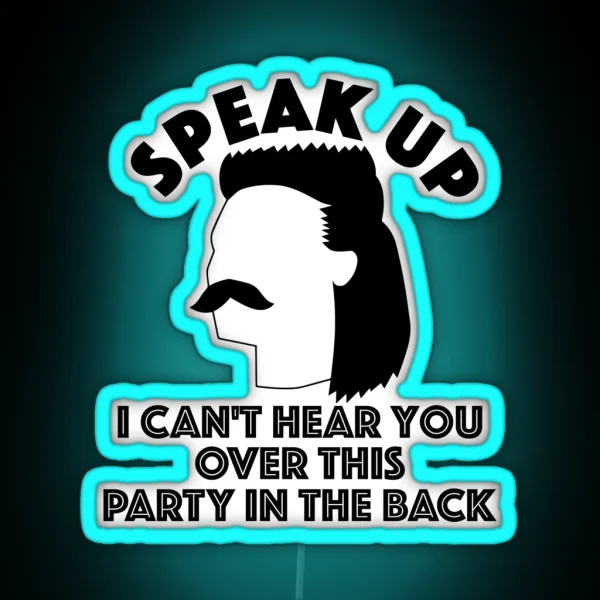 Funny Redneck Mullet Gift RGB Neon Sign