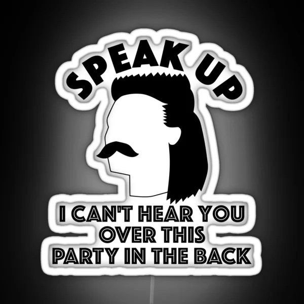 Funny Redneck Mullet Gift RGB Neon Sign