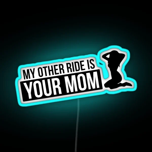 Funny Rude Bumper RGB Neon Sign